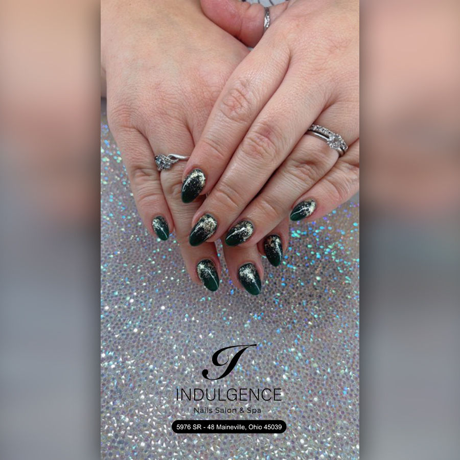 winter nails at Indulgence Nail Salon & Spa